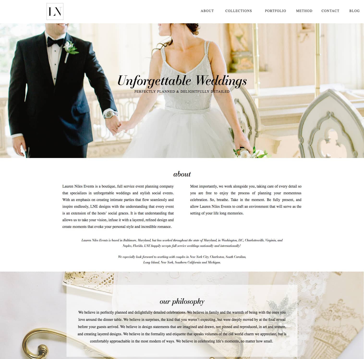 Wedding Planner ShowIt Website: Lauren Niles Events ...