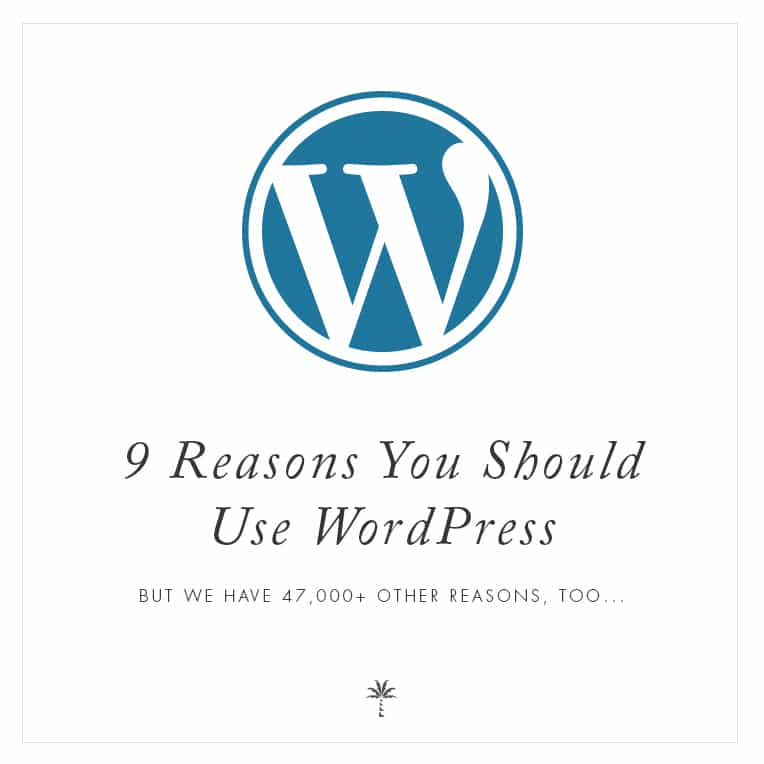9 Reasons you should use WordPress | Davey & Krista