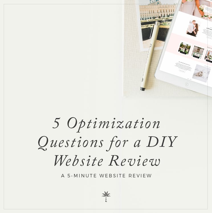Questions to optimize your own photography or creative website | Davey & Krista