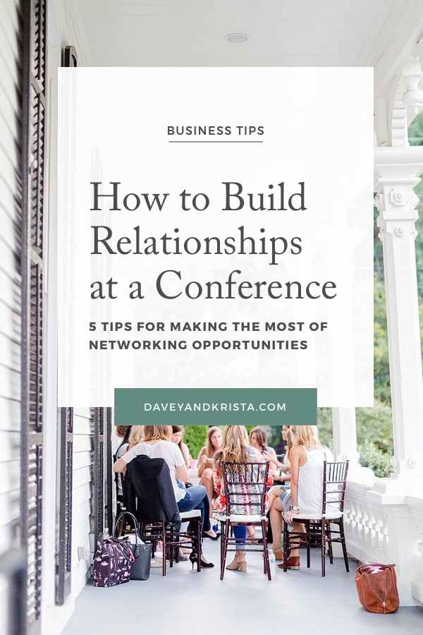 How to build more business relationships - 5 Tips for Making the Most of Networking Opportunities | Photo by Holly Felts | Via Davey & Krista