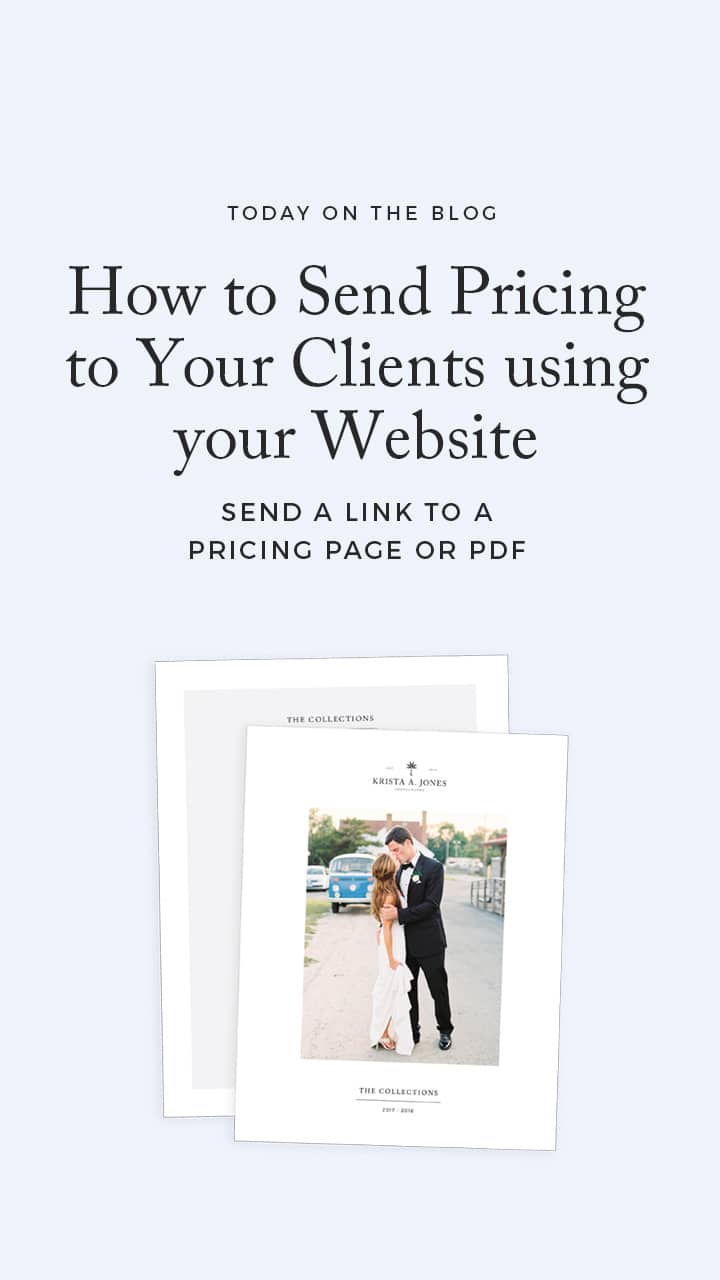 How to Send Pricing to Your Clients using Your Website
