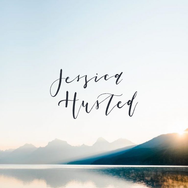 Rustic logo design for photographer Jessica Husted by Davey & Krista