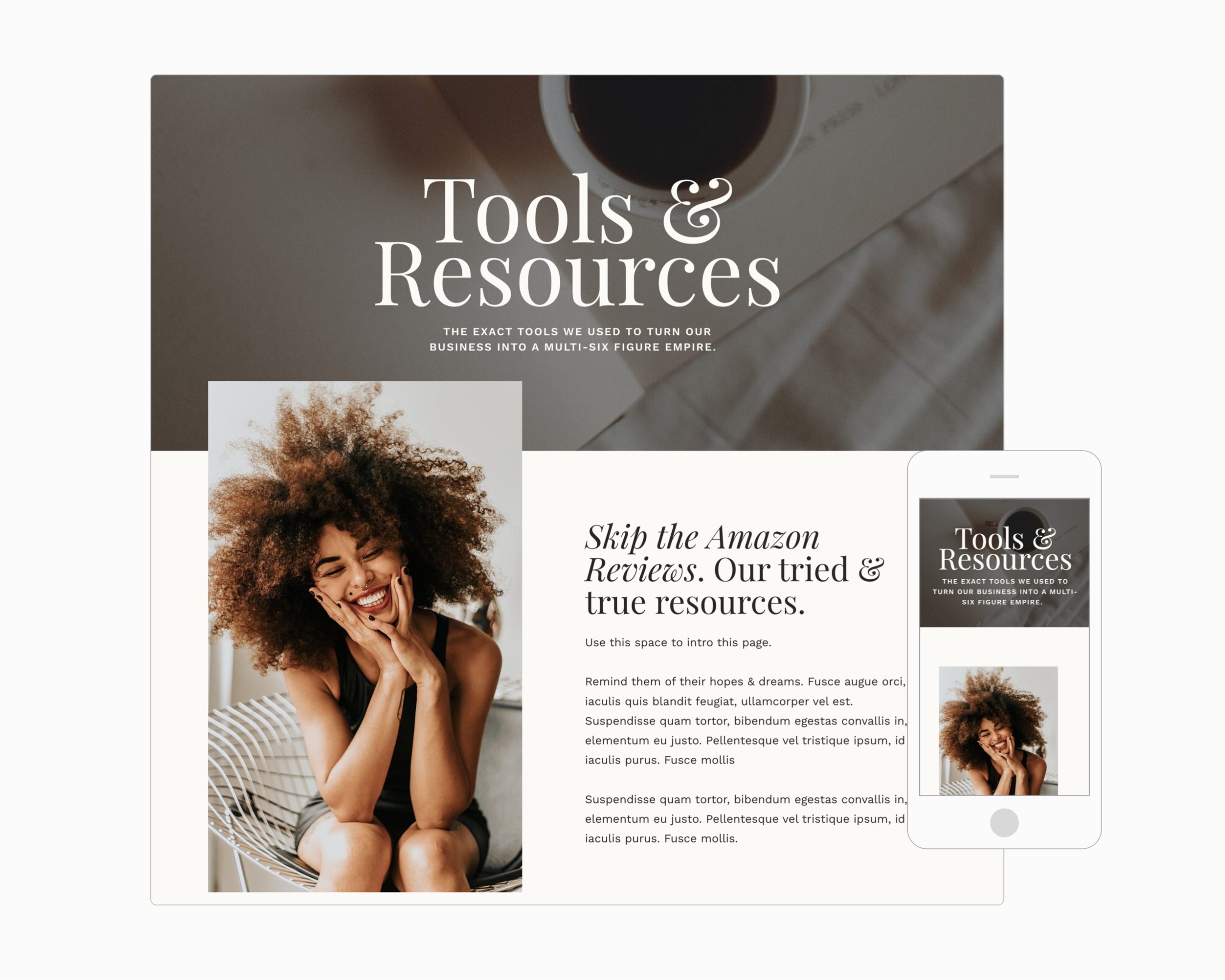 Tools & Resources Page