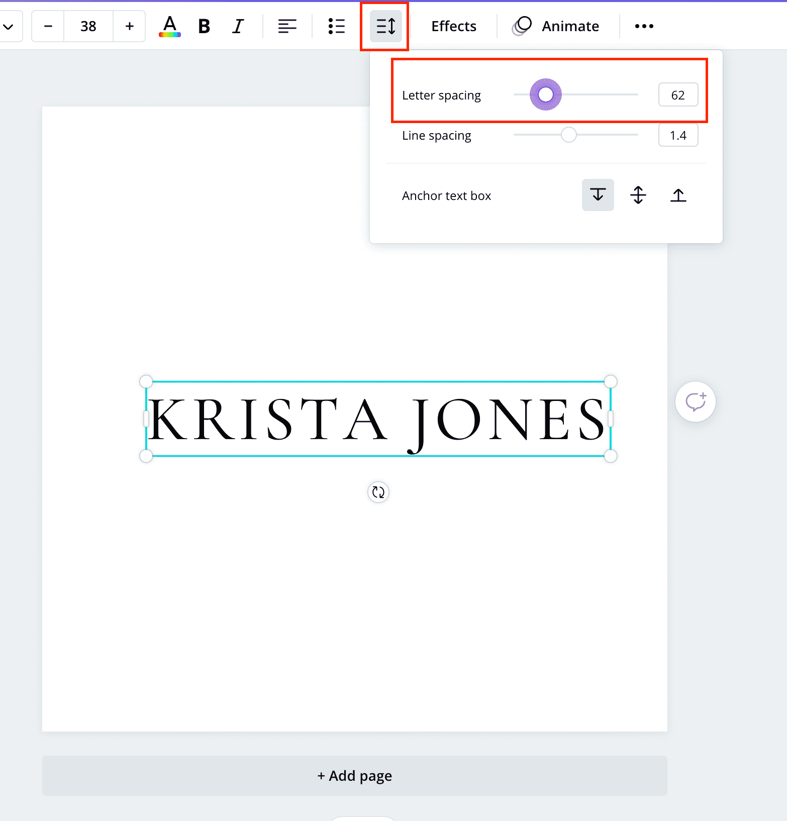 Creating a simple typographic logo in Canva Pro