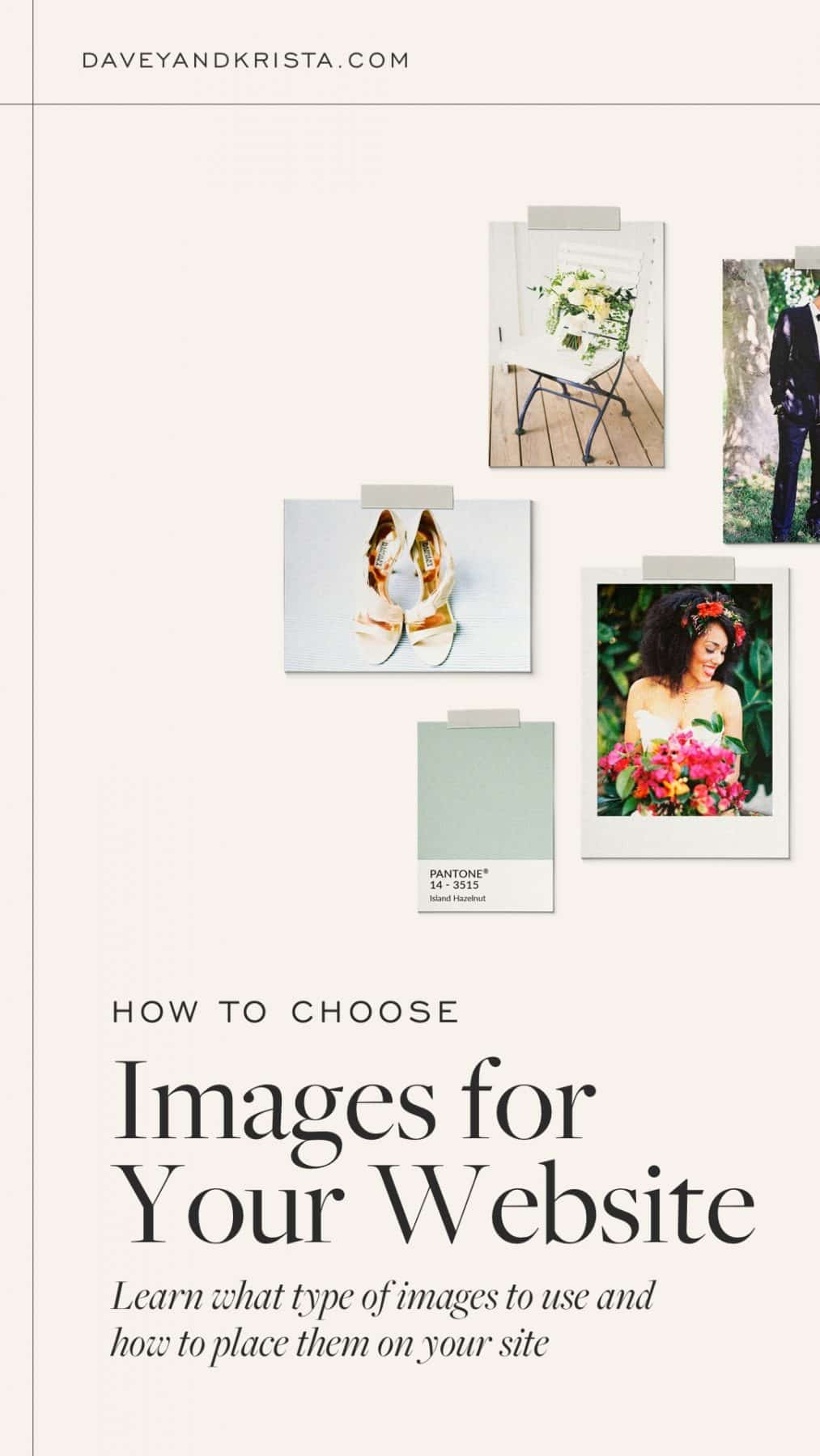 How to choose images for your website | Davey & Krista