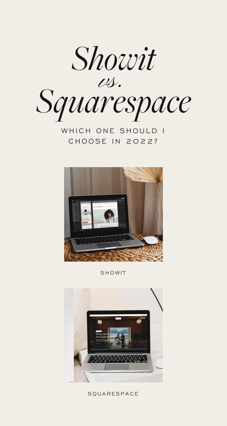 Showit vs Squarespace - 2022 Comparison | Davey & Krista 