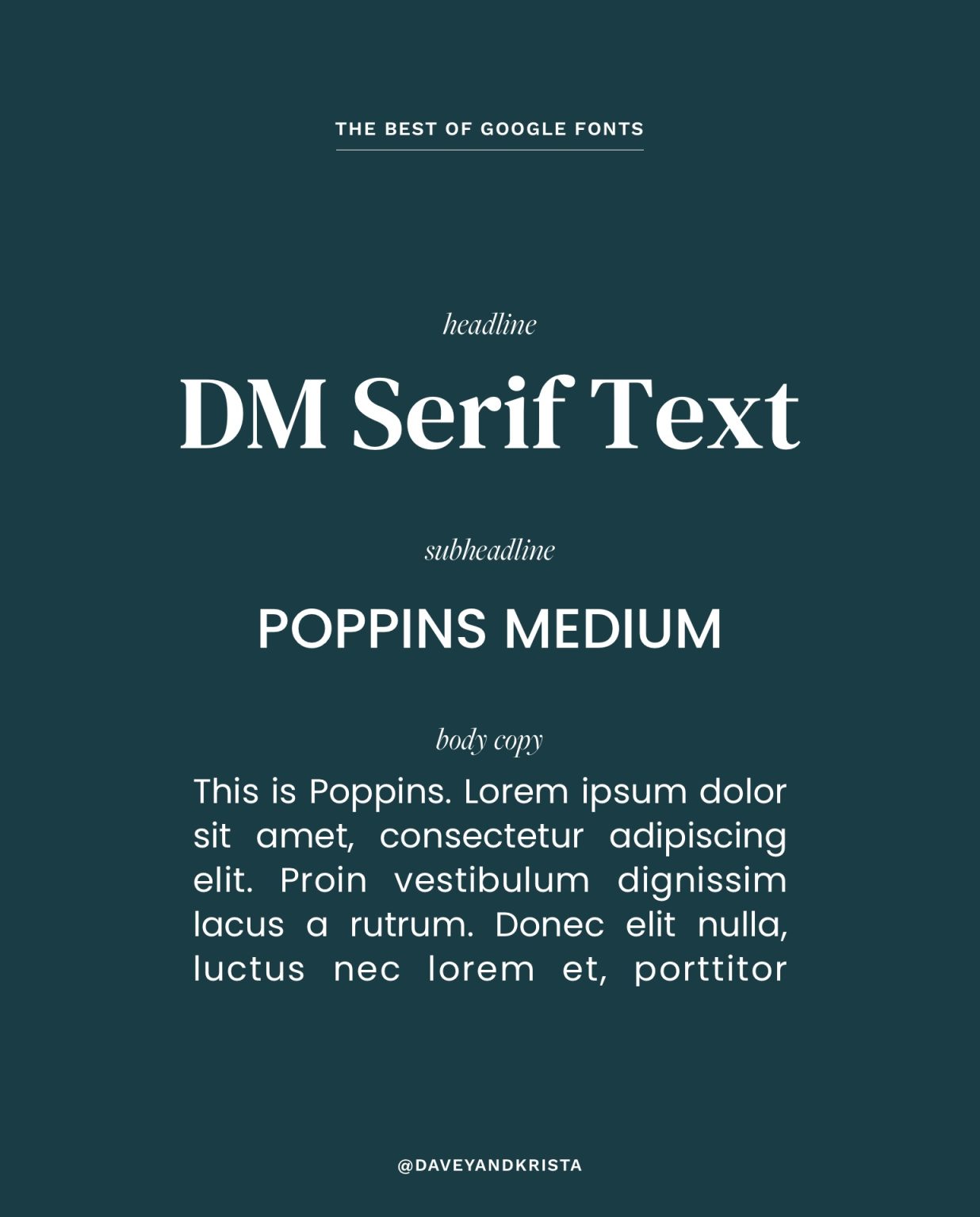 The Best Free Google Fonts That We Love for 2024 | Davey & Krista