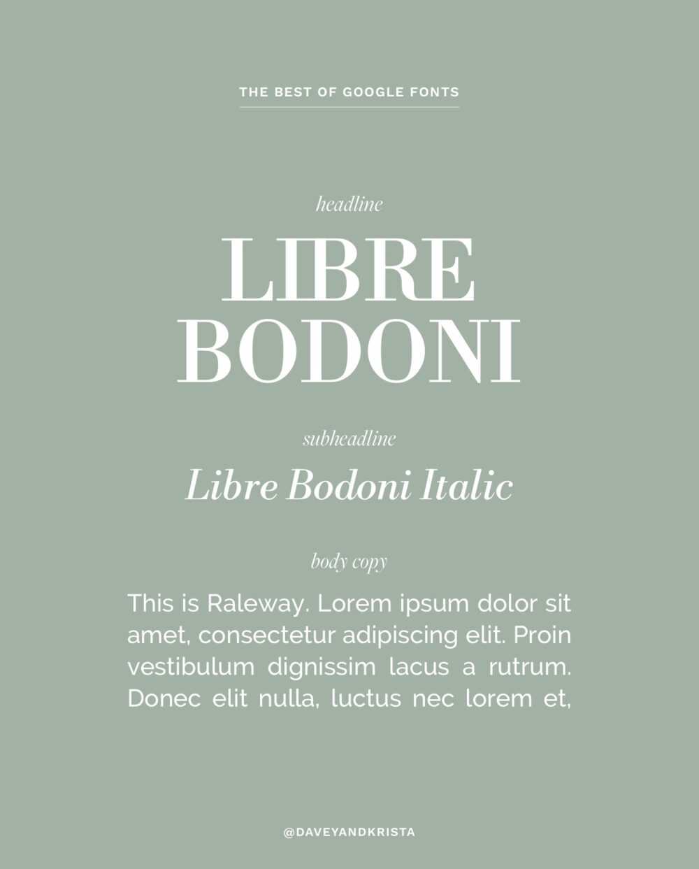 The Best Free Google Fonts That We Love for 2024 | Davey & Krista