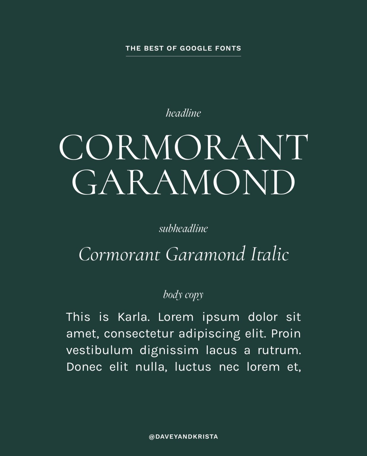 The Best Free Google Fonts That We Love for 2024 | Davey & Krista