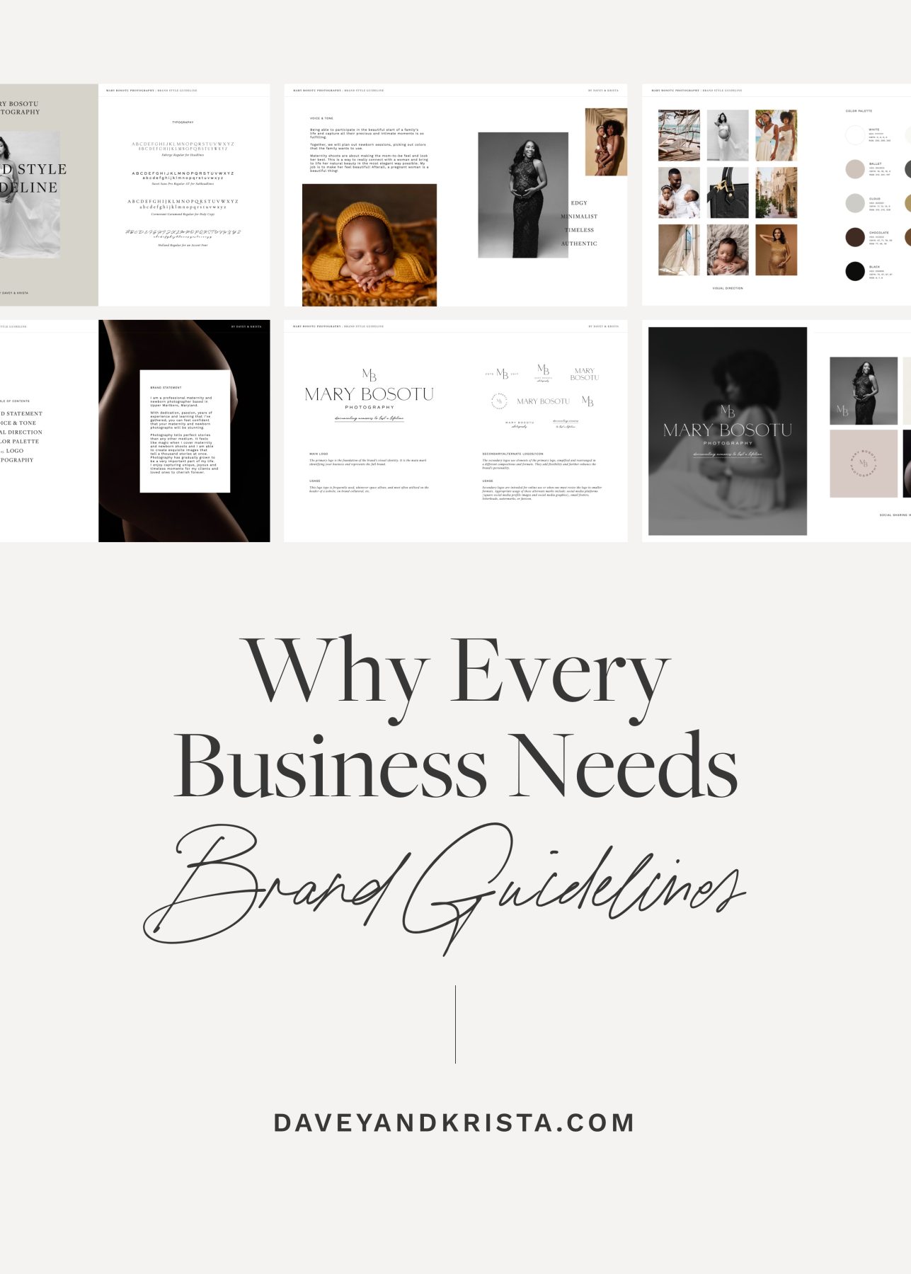 Why Every Business Needs Brand Guidelines | Davey & Krista 
