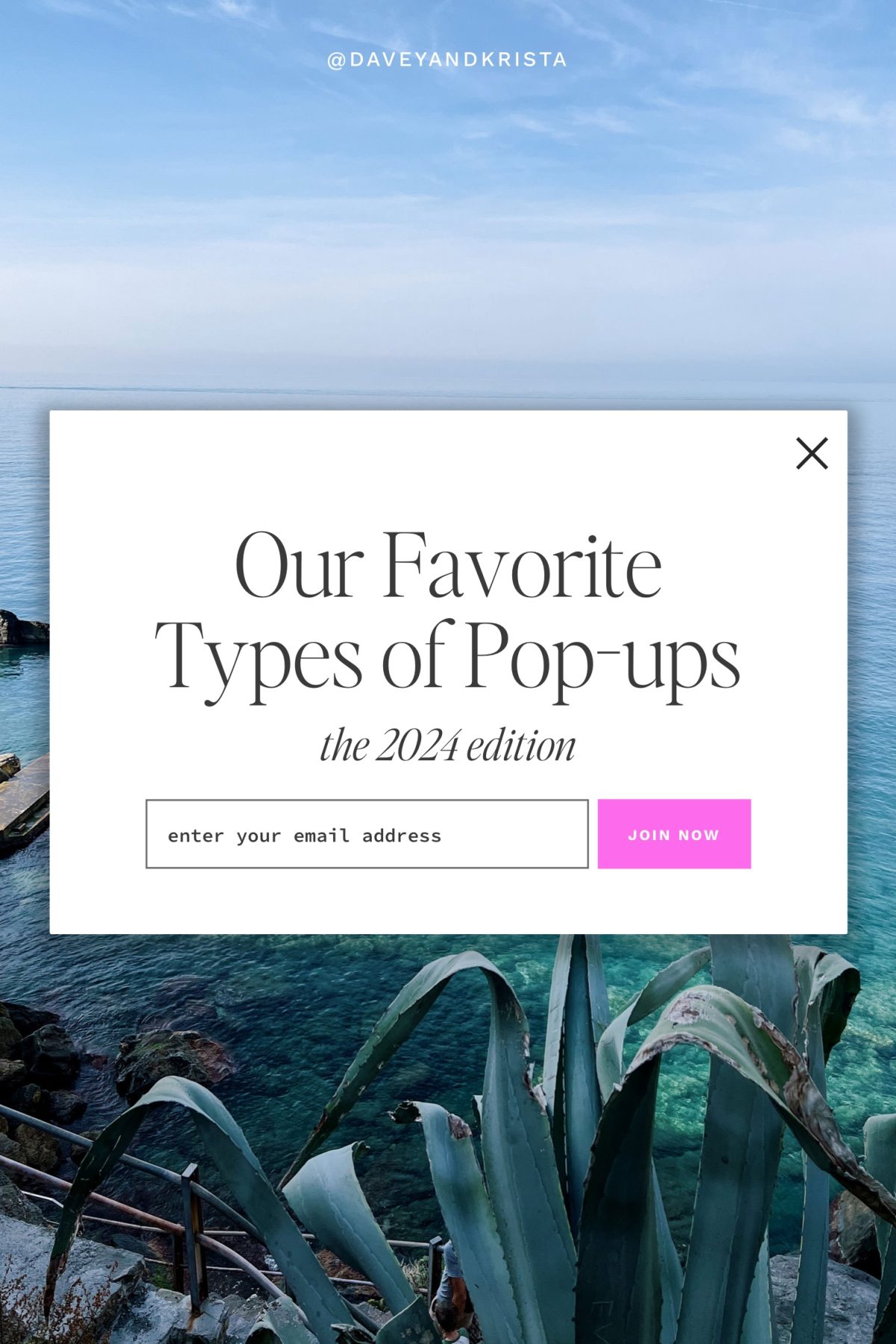 Our favorite types of pop ups + the best software for each - Davey & Krista 