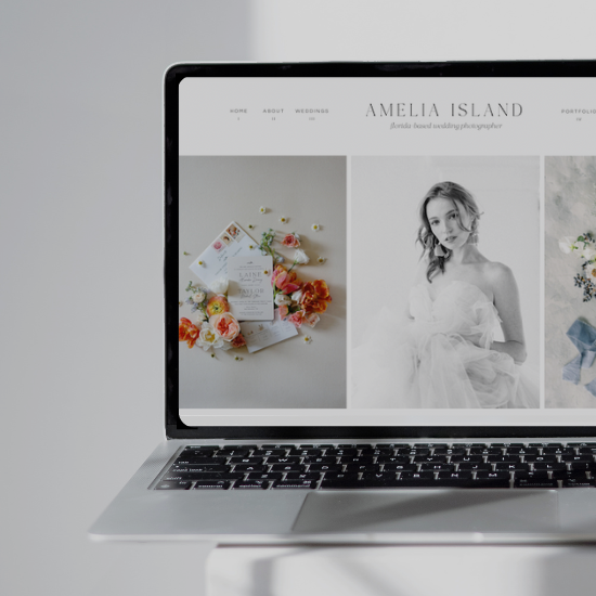 Amelia Island Showit Website Template