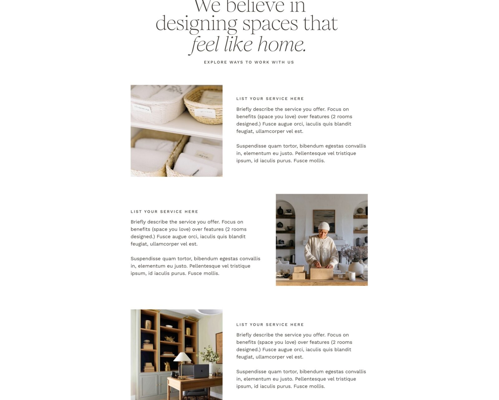 Showit Website Template for Designers, Creatives, Photographers