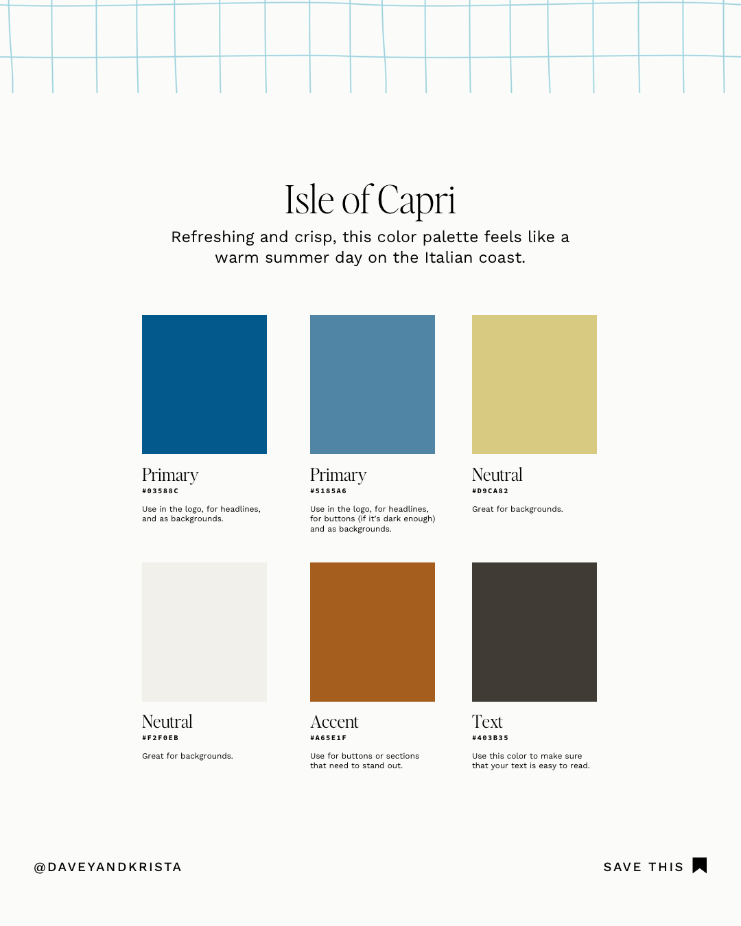 Isle of Capri Palette