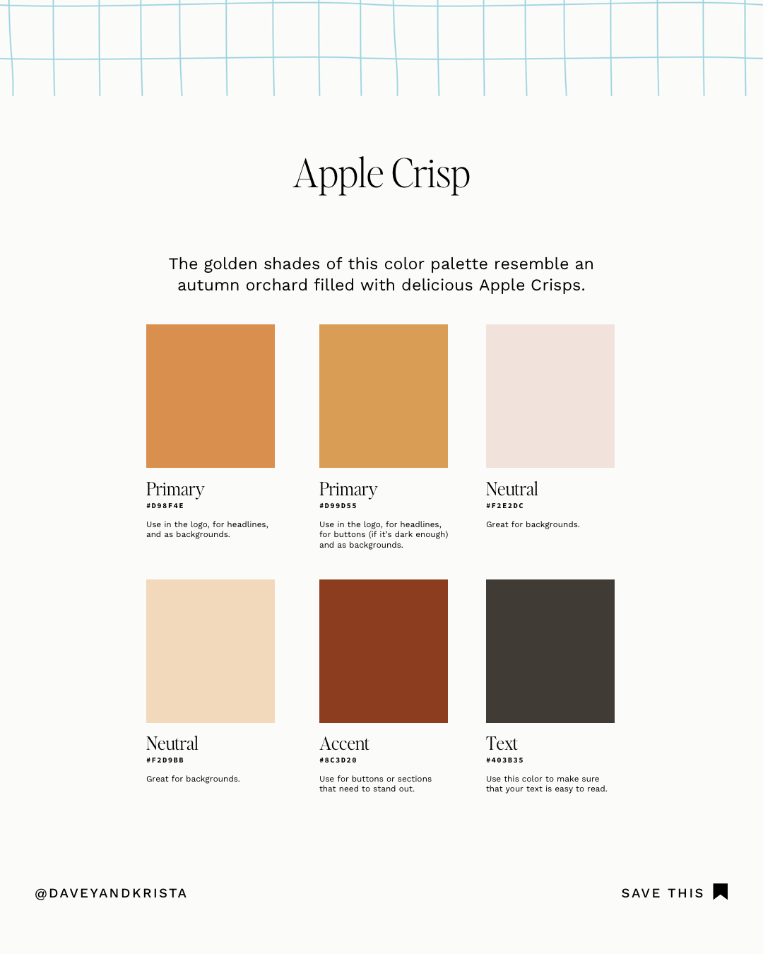 Apple Crisp Palette