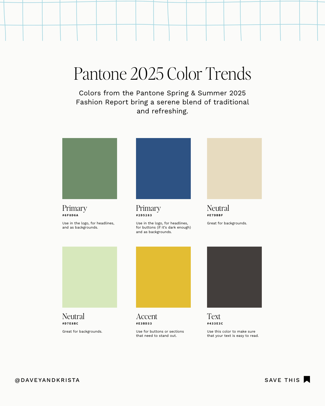 Pantone Palette