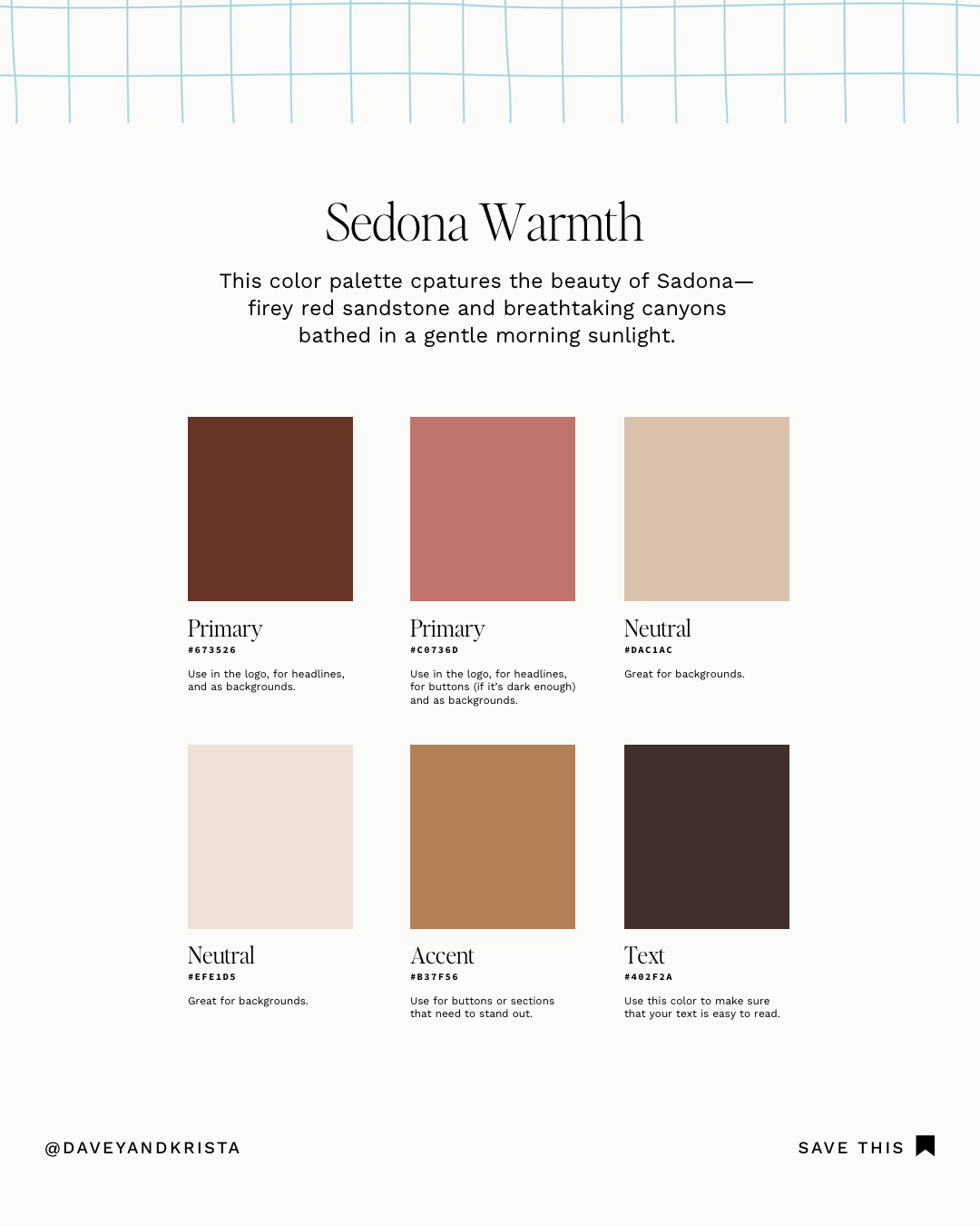 Sedona Warmth Palette