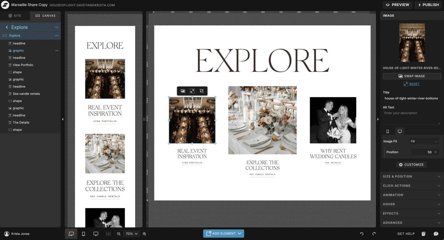 Moving from Wix to Showit Help Design