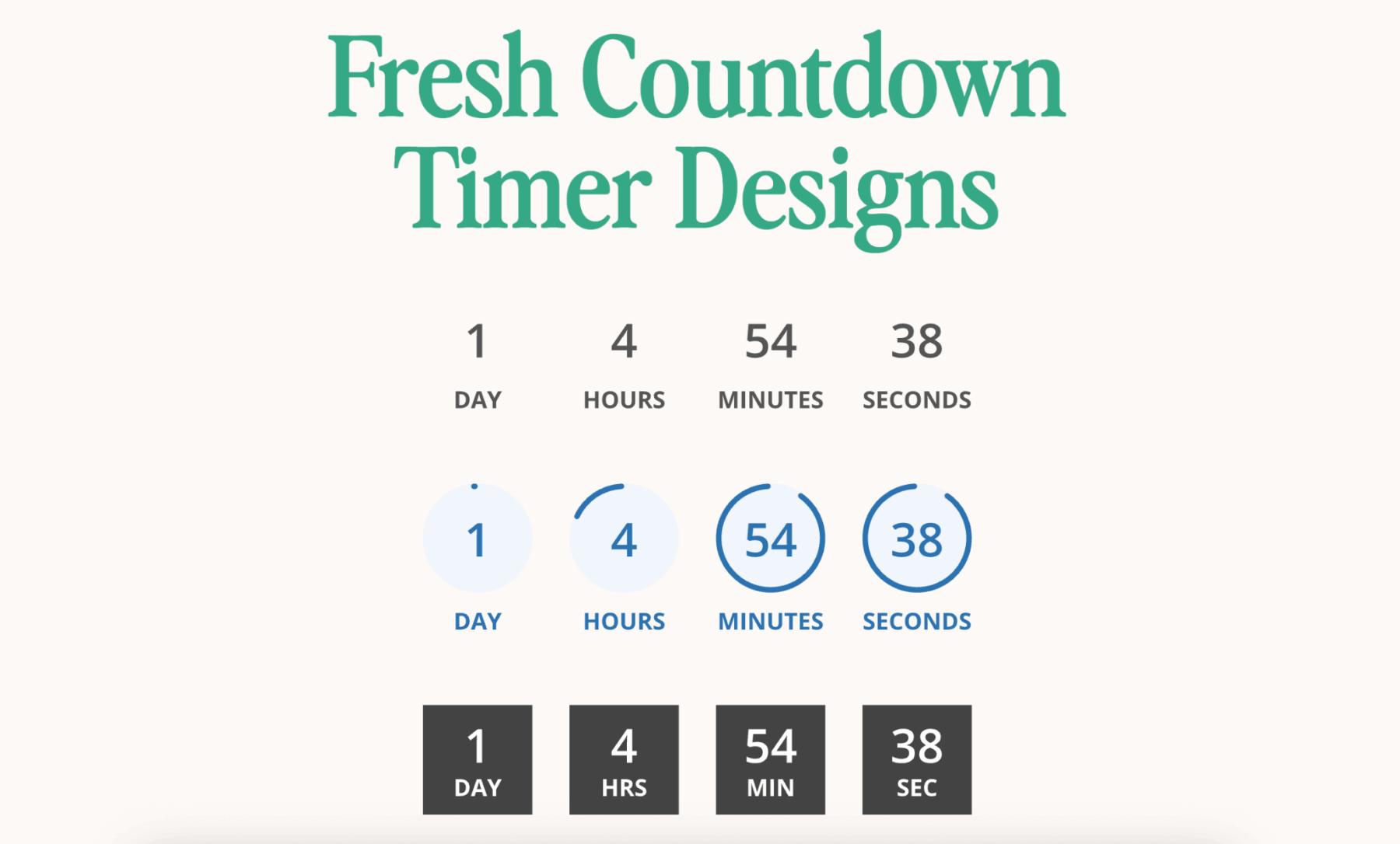 Lead generation tool timer designs