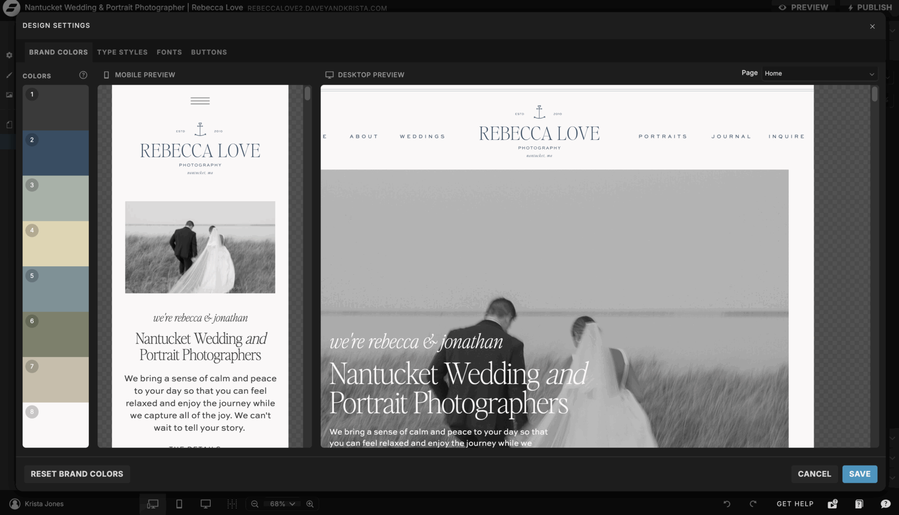 Best website builder for photographers 
