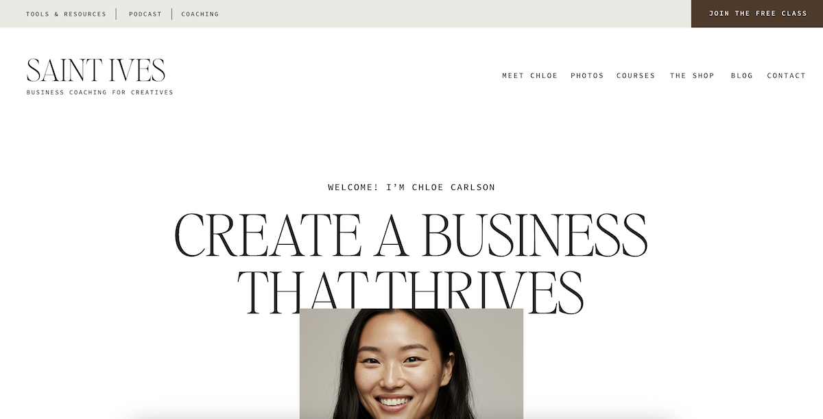 Which Template Shops Specialize in Creative Professionals?