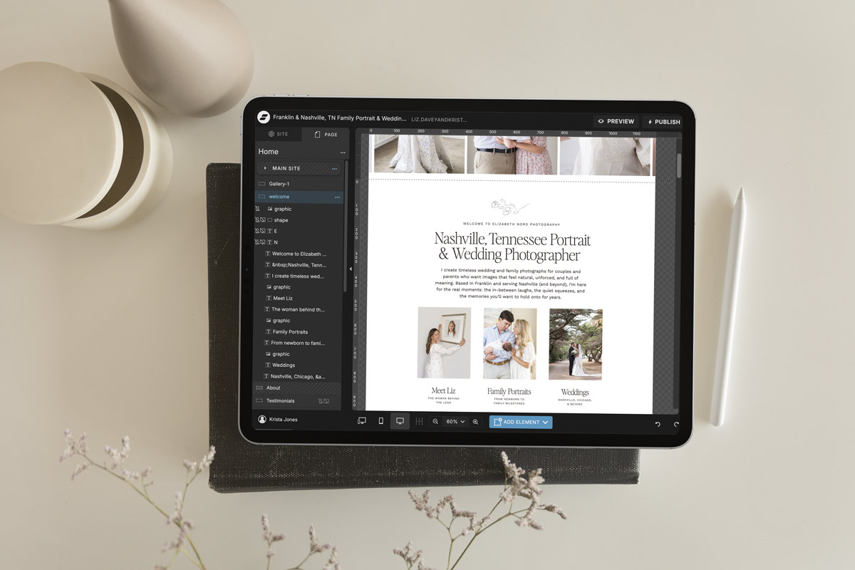 How to Choose and Use a Showit Template (Beginner's Guide)